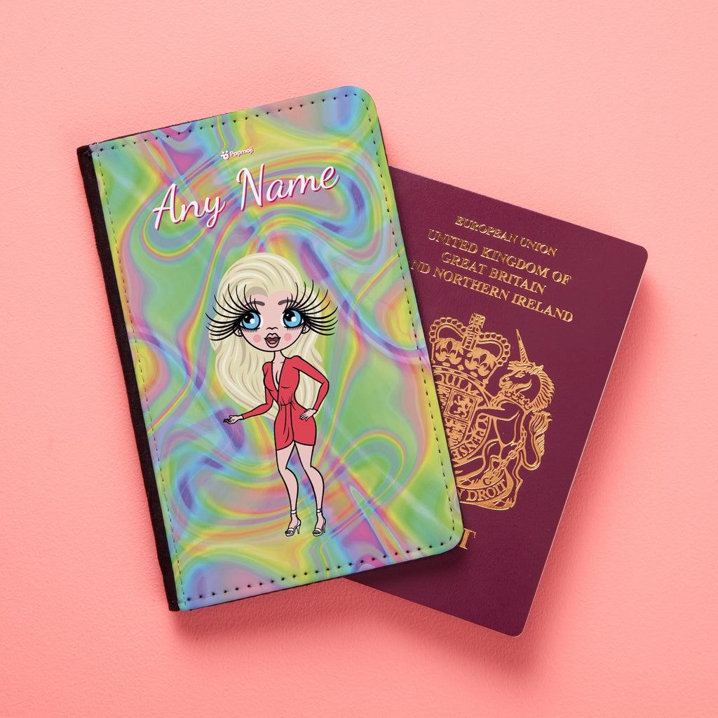 ClaireaBella Hologram Passport Cover