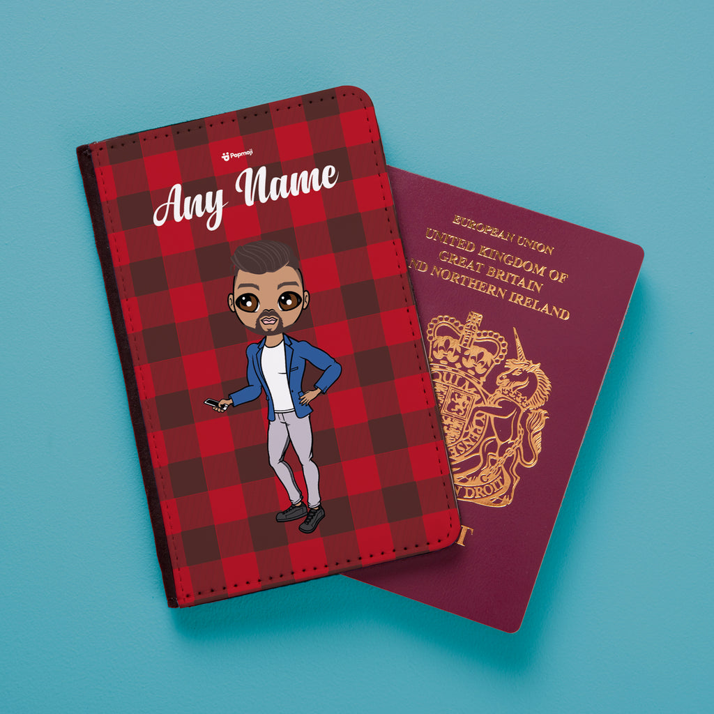 MrCB Tartan Print Passport Cover