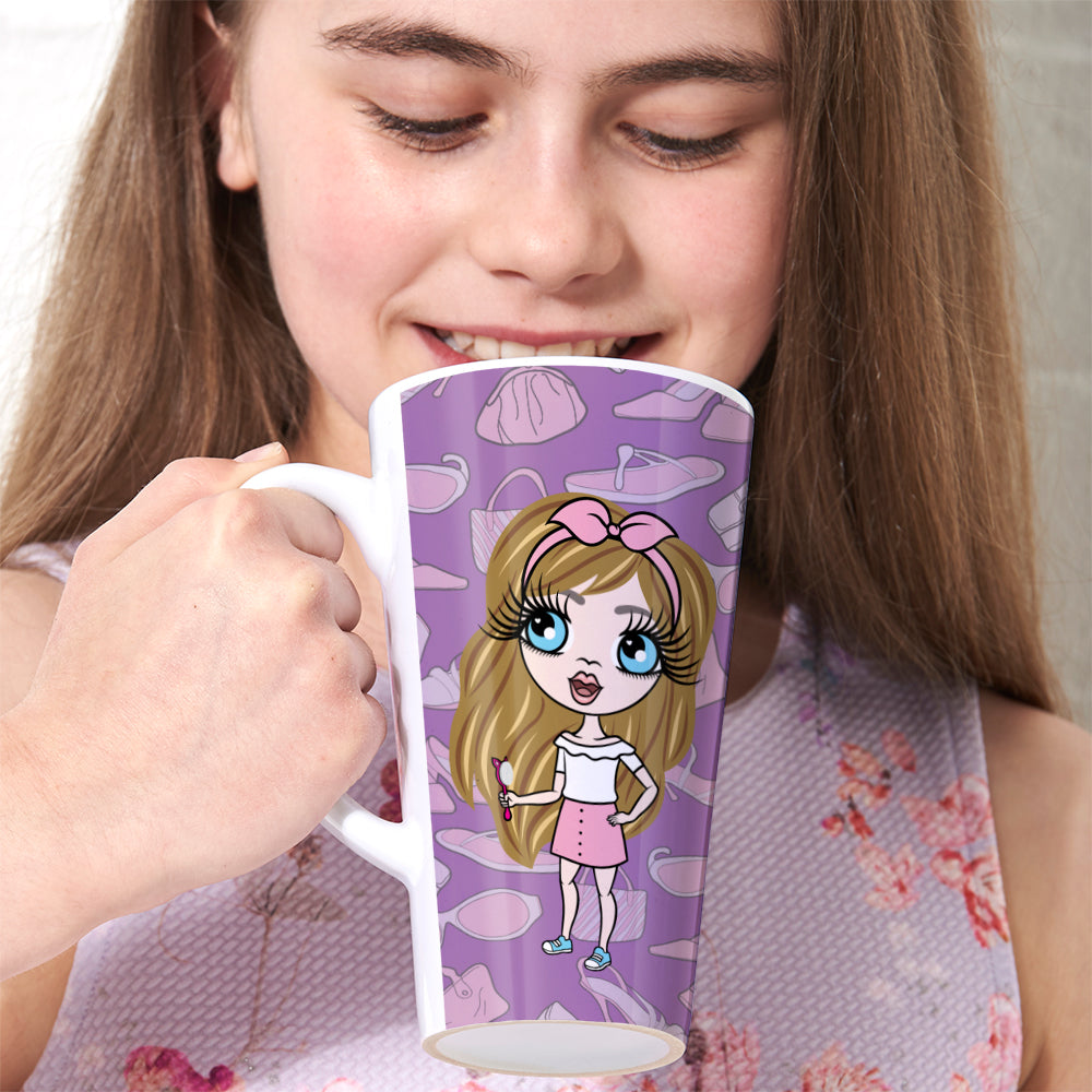 ClaireaBella Girls Fashionista Latte Mug