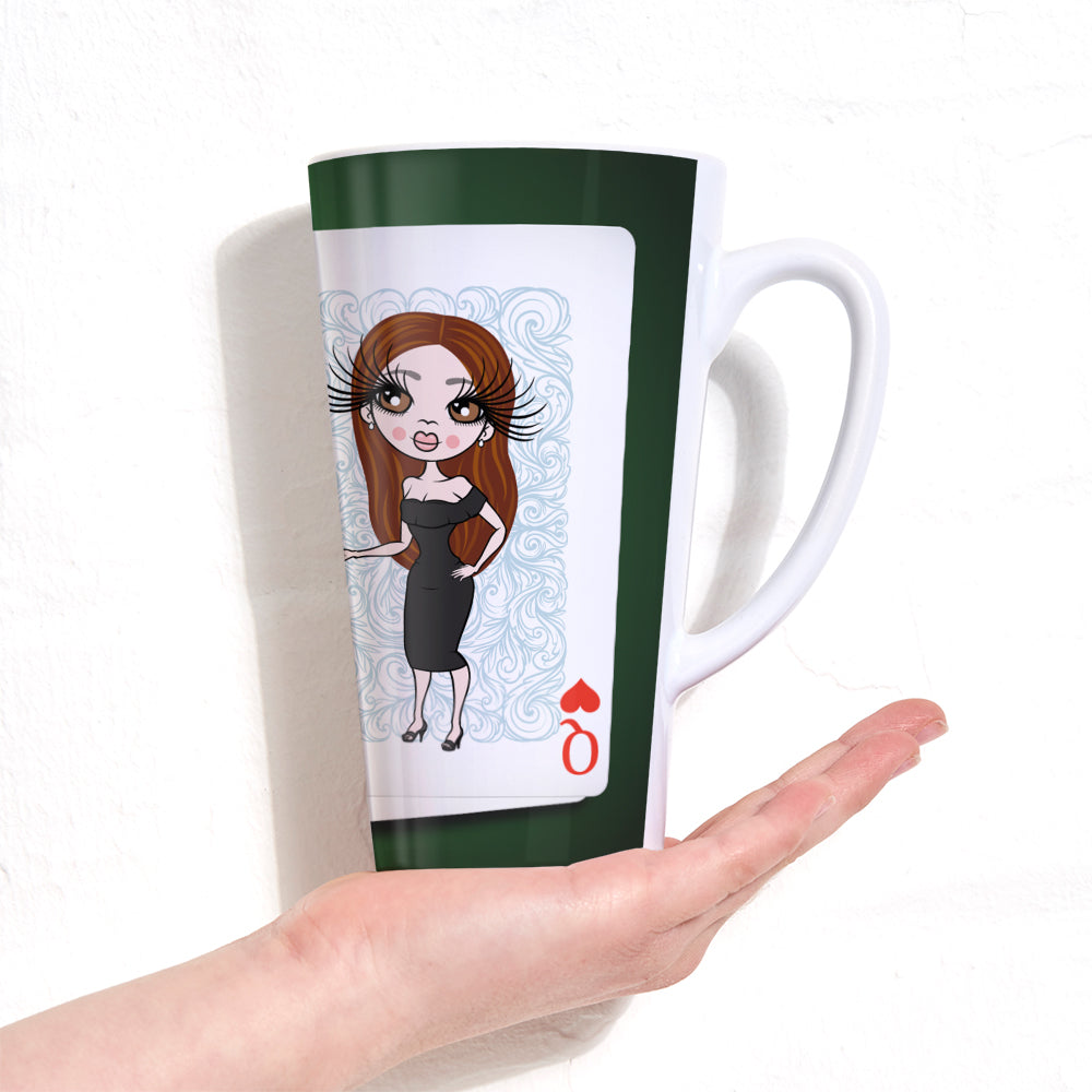 ClaireaBella Queen Of Hearts Latte Mug