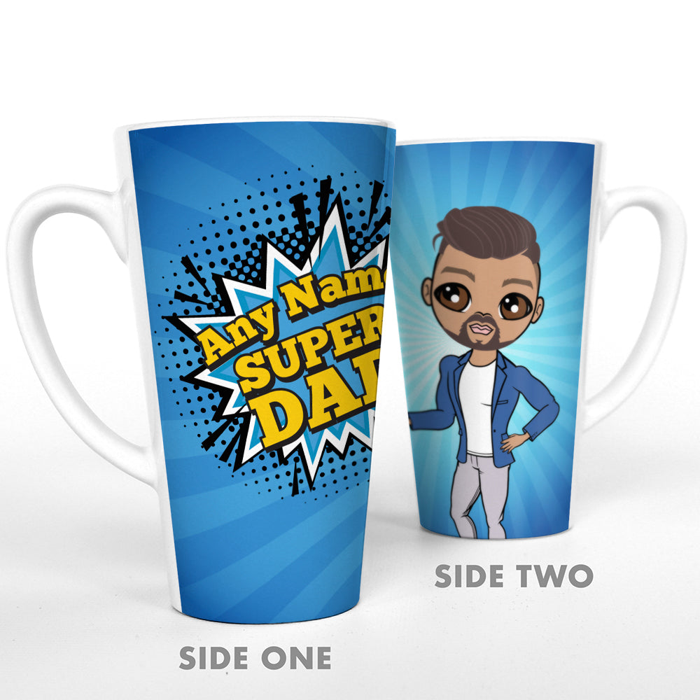 MrCB Super Dad Latte Mug