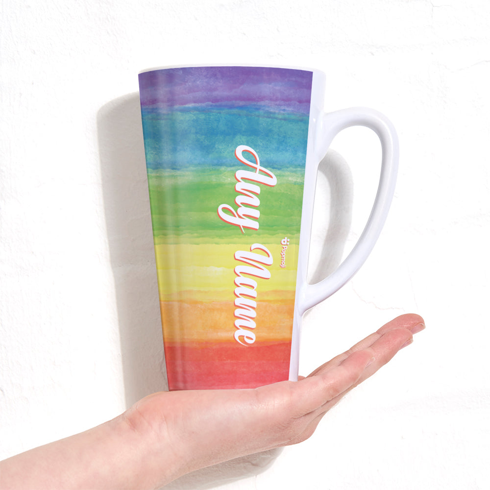 MrCB Rainbow Latte Mug