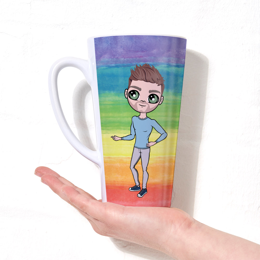 MrCB Rainbow Latte Mug