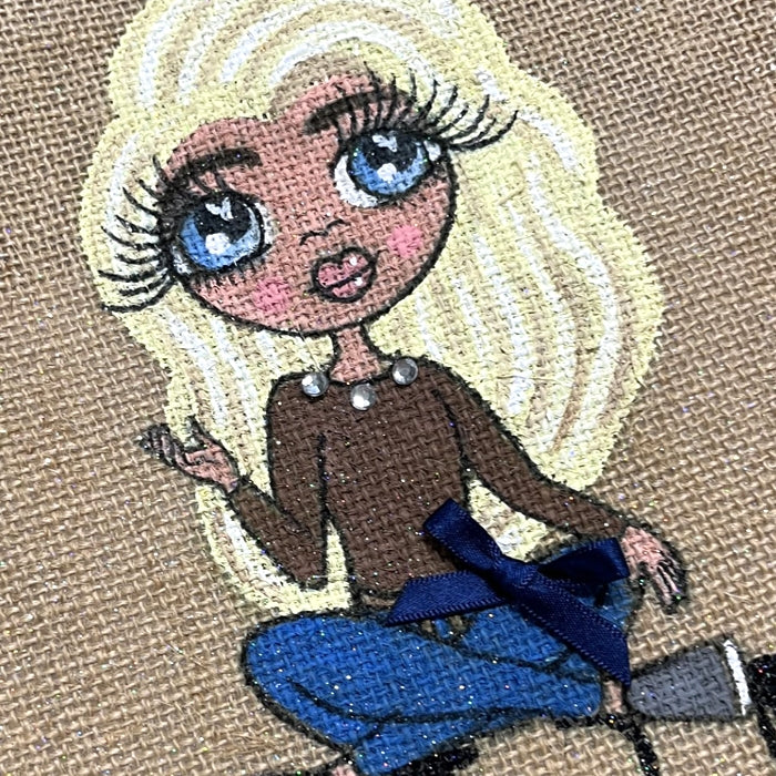 ClaireaBella Carer Relaxed Large Jute Bag - Image 6