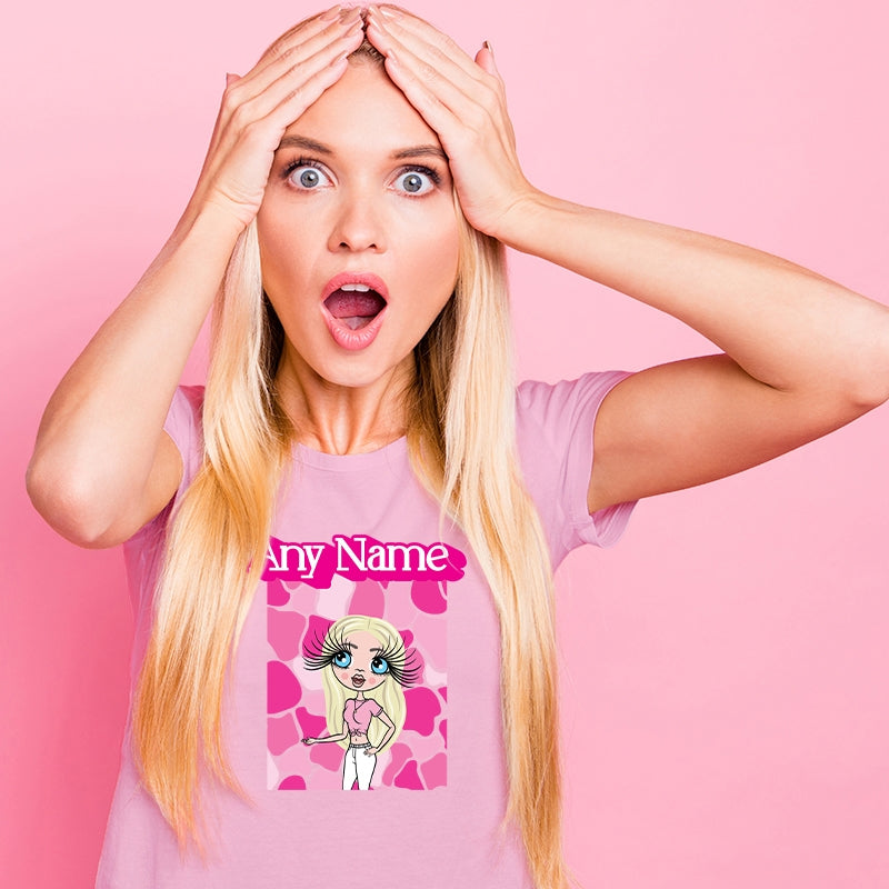 ClaireaBella Pink Stone Wall Personalised T-Shirt - Image 5