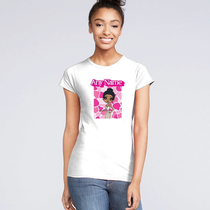 ClaireaBella Pink Stone Wall Personalised T-Shirt - Image 3