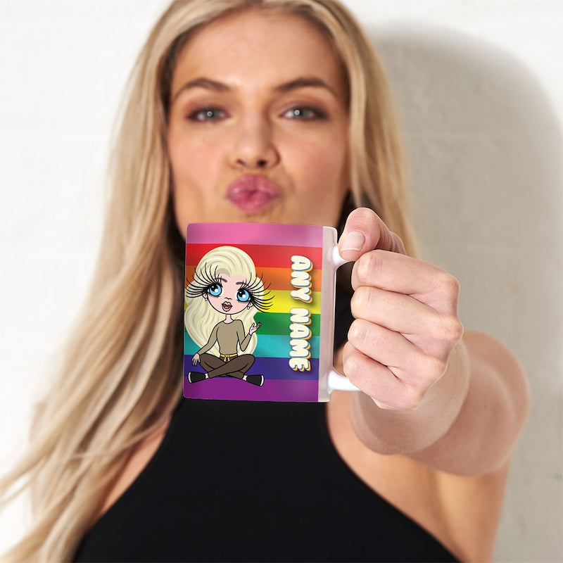 ClaireaBella Pride Flag Mug - Image 1
