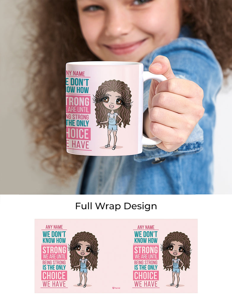 ClaireaBella Girls Personalised How Strong Mug - Image 2