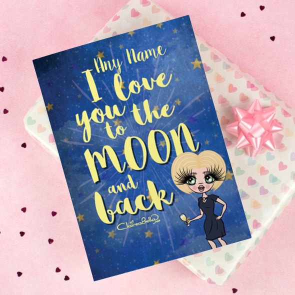 ClaireaBella Greeting Card - Love you to the Moon - Image 1