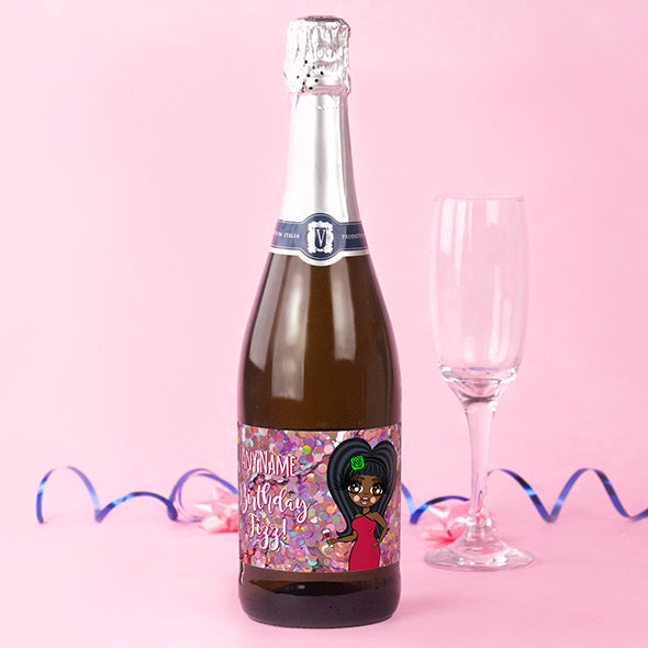 ClaireaBella Personalised Prosecco - Giant Glitter Effect Birthday Fizz - Image 1
