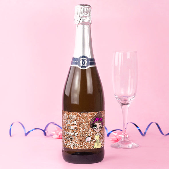 ClaireaBella Personalised Prosecco - Believed She Could - Image 1