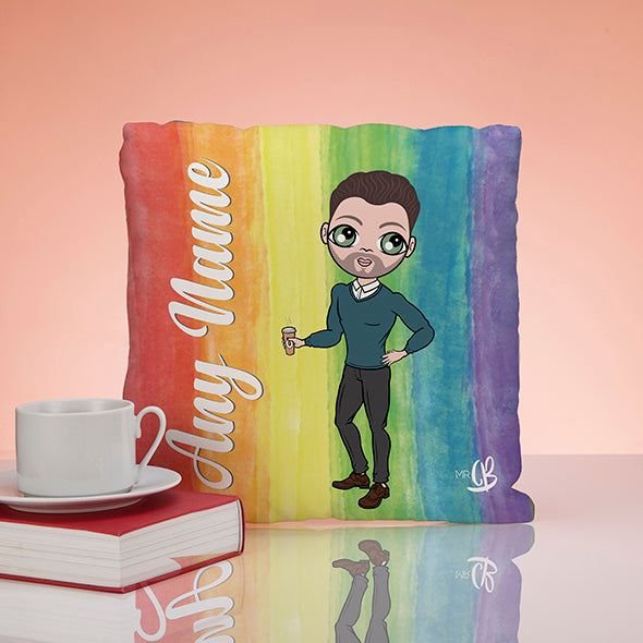 MrCB Rainbow Square Cushion Toxic Fox