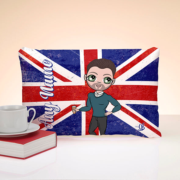 MrCB Union Jack Placement Cushion Toxic Fox