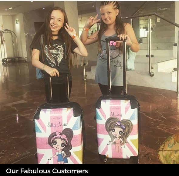 ClaireaBella Girls Union Jack Suitcase - Image 8
