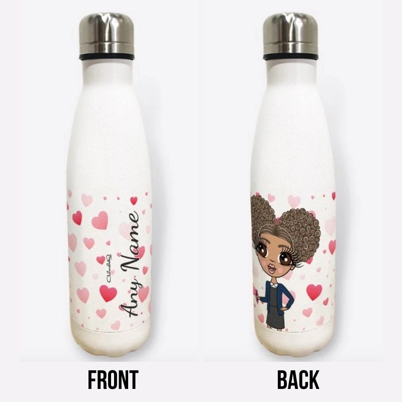 ClaireaBella Girls Hydro Bottle Hearts