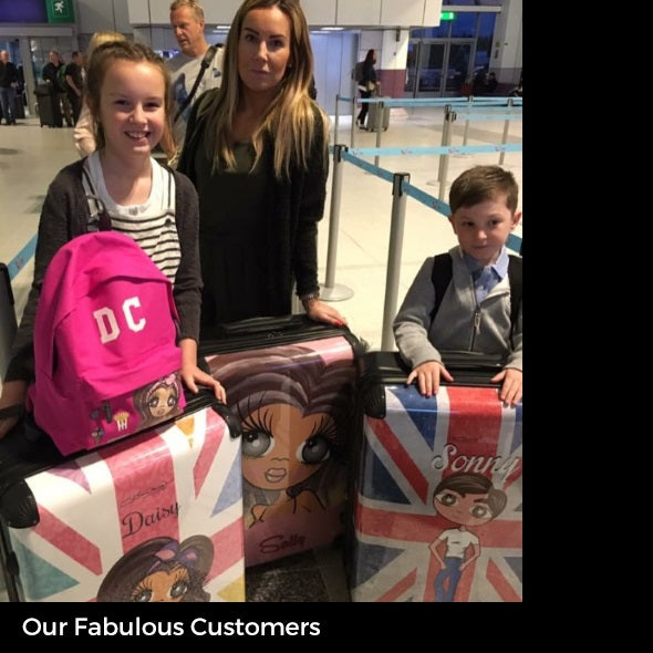 ClaireaBella Girls Union Jack Suitcase - Image 9