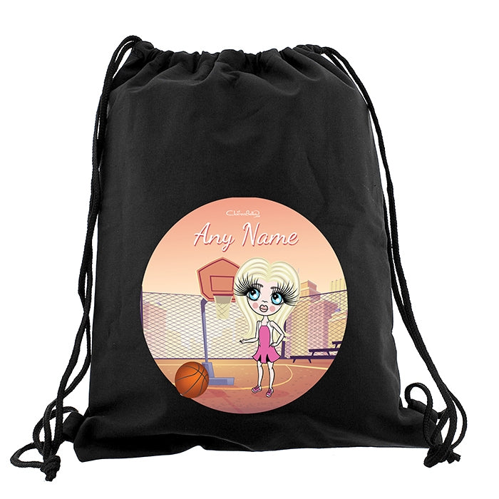 ClaireaBella Girls Netball Drawstring Gym Bag - Image 2