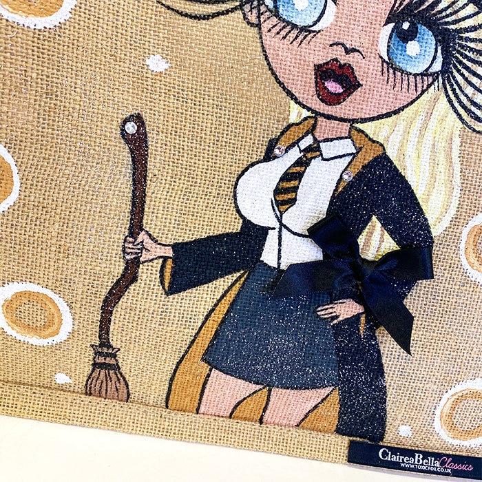 ClaireaBella Large Witches Jute Bag - Image 3