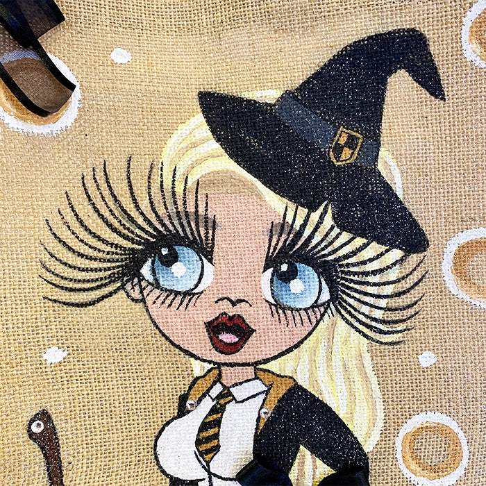 ClaireaBella Large Witches Jute Bag - Image 4