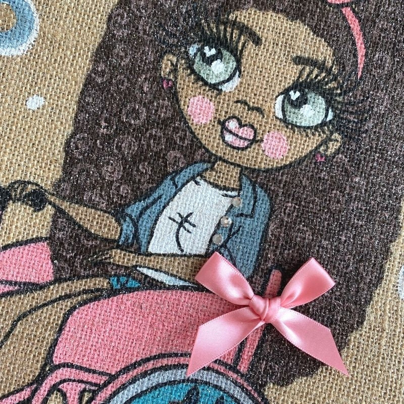 ClaireaBella Wheelchair Large Jute Bag - Image 4