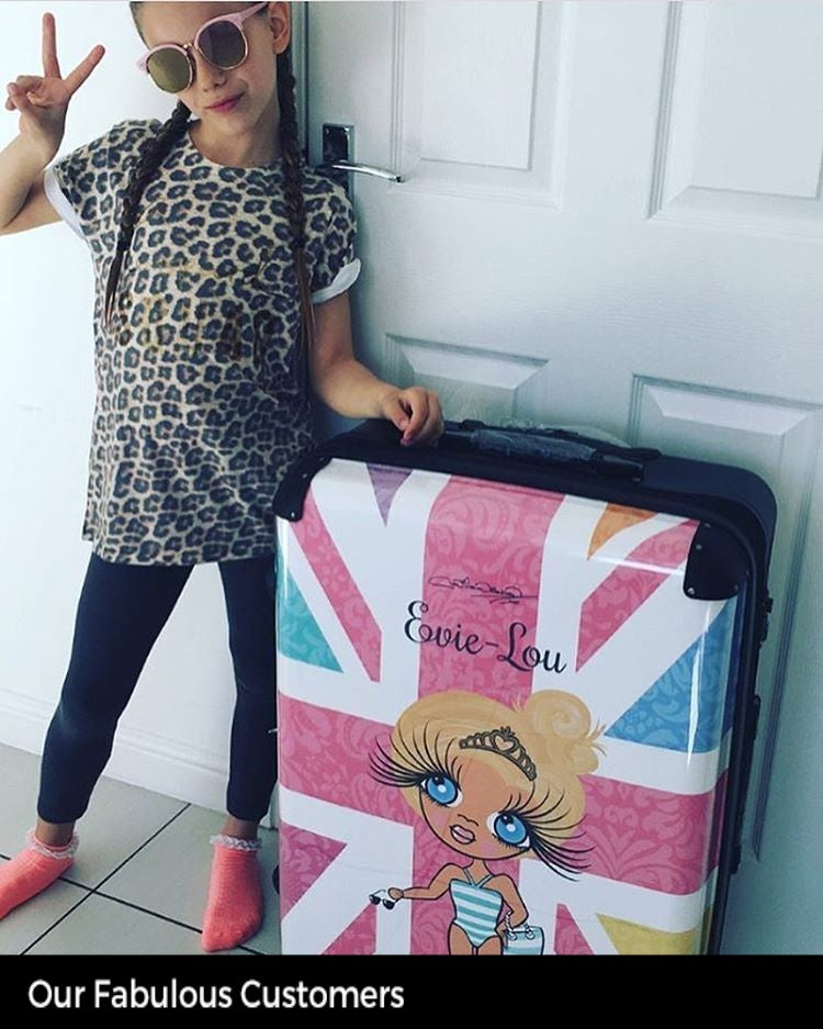 ClaireaBella Girls Union Jack Suitcase - Image 7