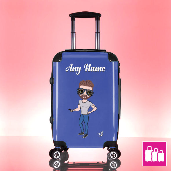 MrCB Blue Suitcase - Image 1