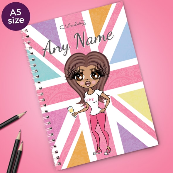 ClaireaBella Union Jack A5 Softback Notebook - Image 1