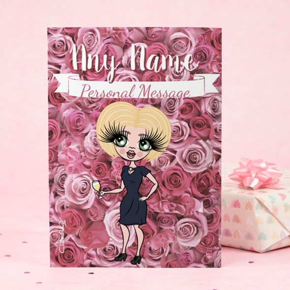 ClaireaBella Greetings Card - Pink Rose - Image 2