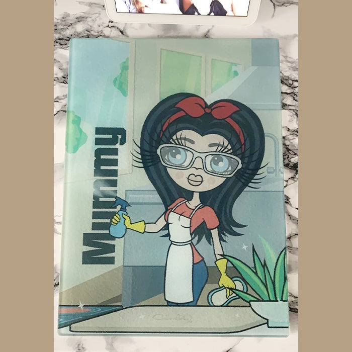 ClaireaBella Glass Chopping Board - Queen Of Clean