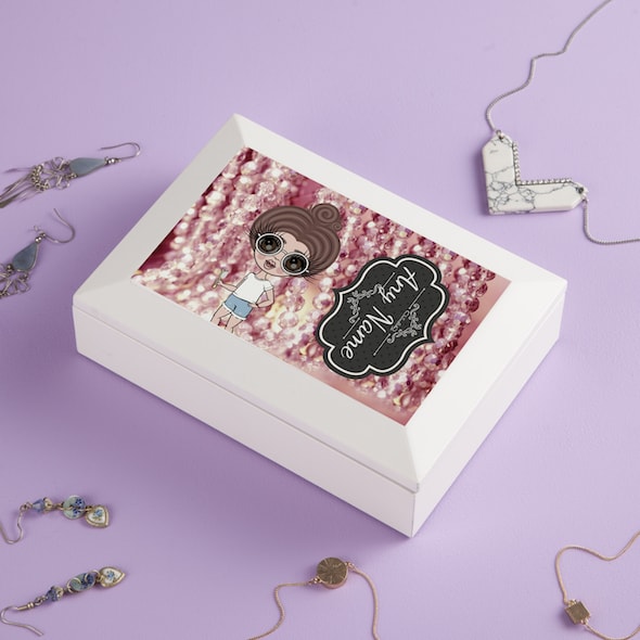 ClaireaBella Girls Pink Necklace Jewellery Box - Image 2
