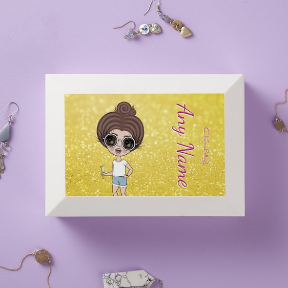 ClaireaBella Girls Sunshine Shimmer Jewellery Box - Image 1