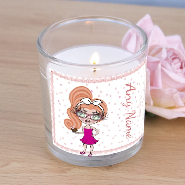 ClaireaBella Girls Pink Confetti Scented Candle - Image 2