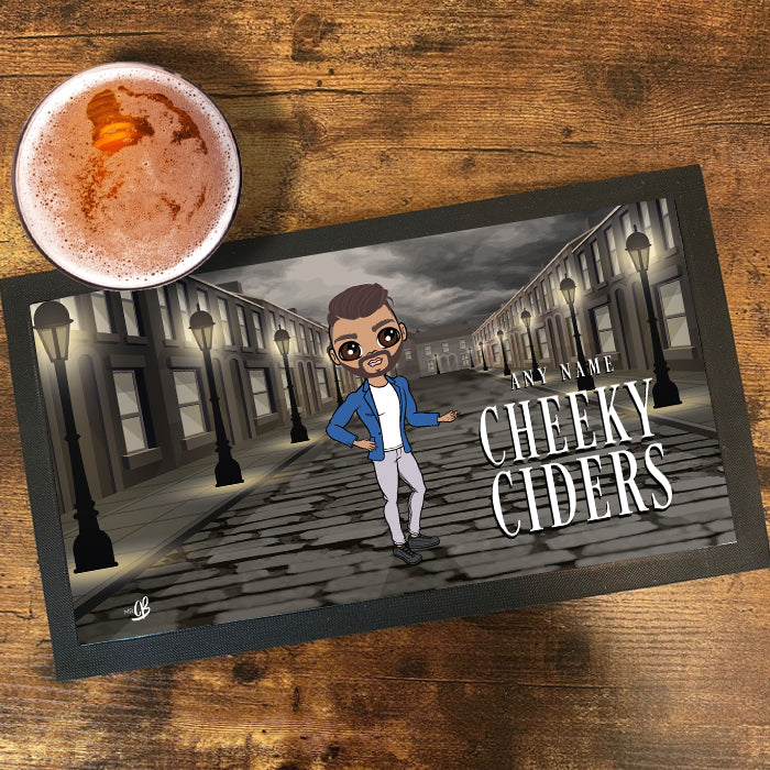 MrCB Personalised Cheeky Ciders Rubber Bar Runner