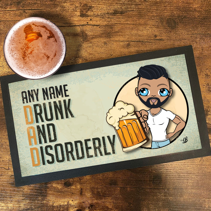 MrCB Personalised Drunk And Disorderly Rubber Bar Runner