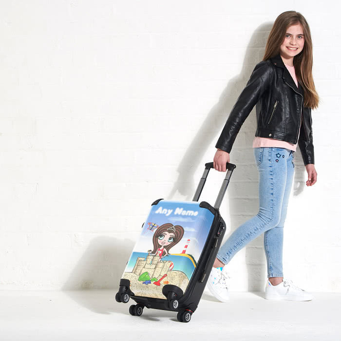 ClaireaBella Girls Sandcastle Fun Suitcase
