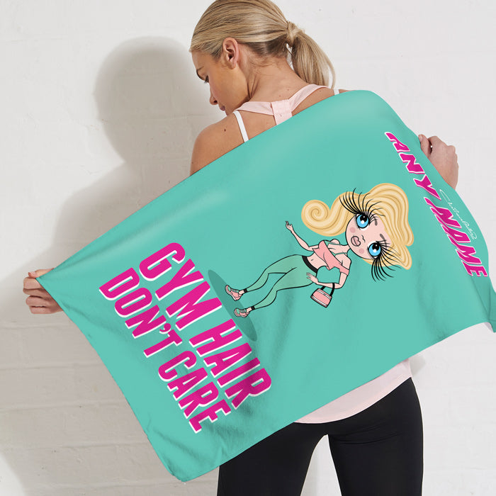 ClaireaBella Gym Hair Dont Care Gym Towel