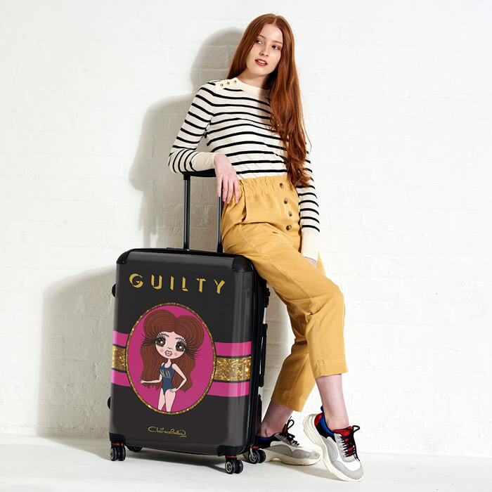 ClaireaBella Slogan Suitcase