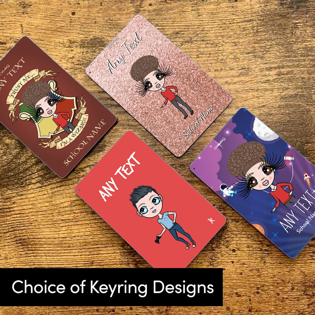 ClaireaBella Girls Personalised Keyring & Premium Book Bag Bundle - Image 2
