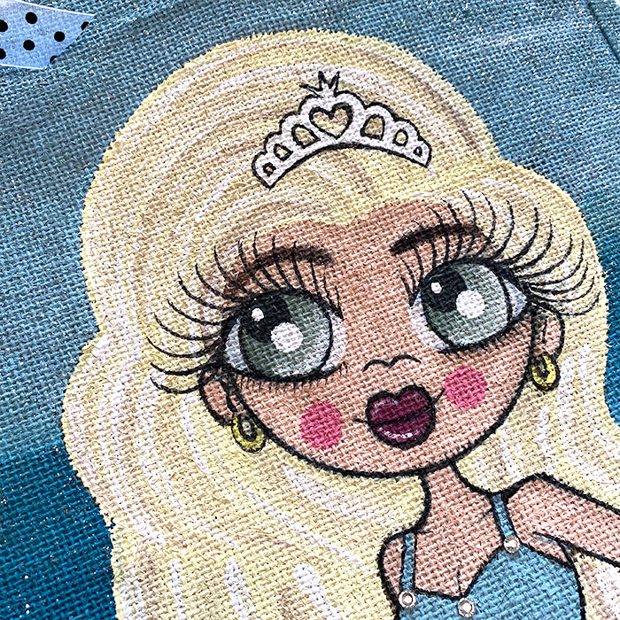 ClaireaBella On The Beach Large Jute Bag