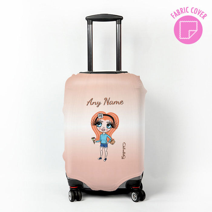 ClaireaBella Girls Blush Suitcase Cover