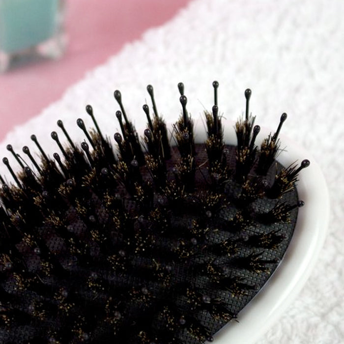 ClaireaBella Black Floral Hair Brush