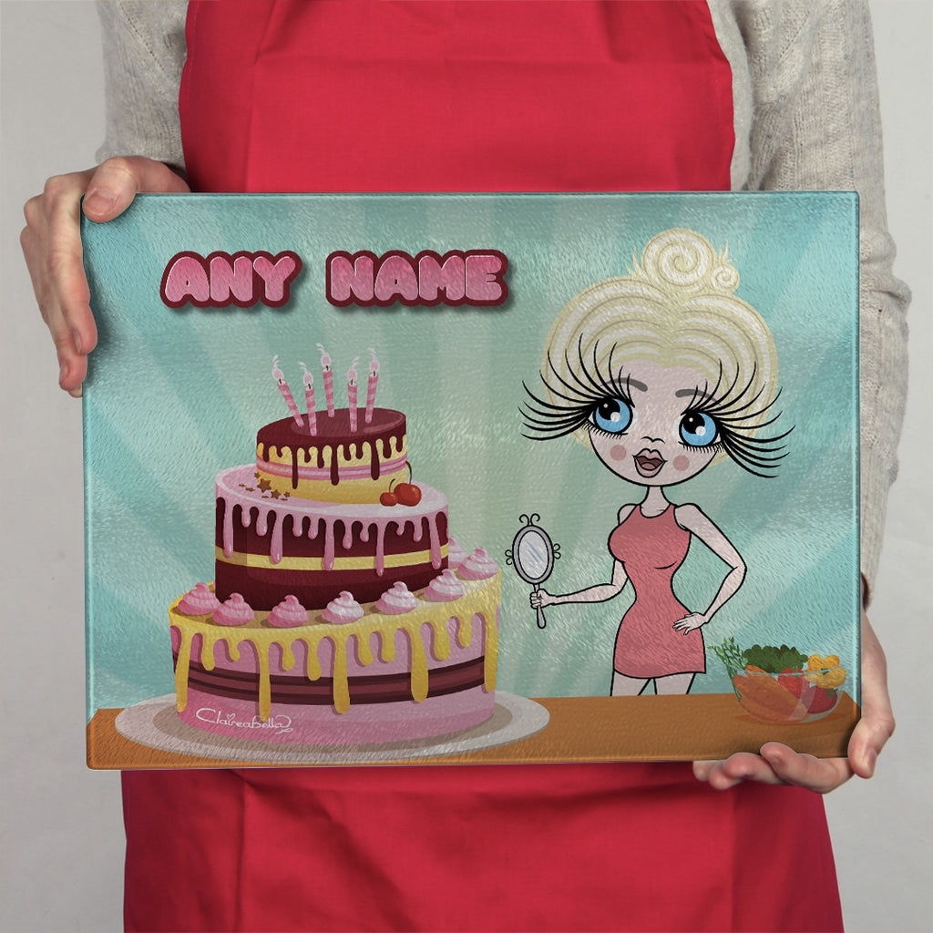 ClaireaBella Landscape Glass Chopping Board - Cake Surprise - Image 5