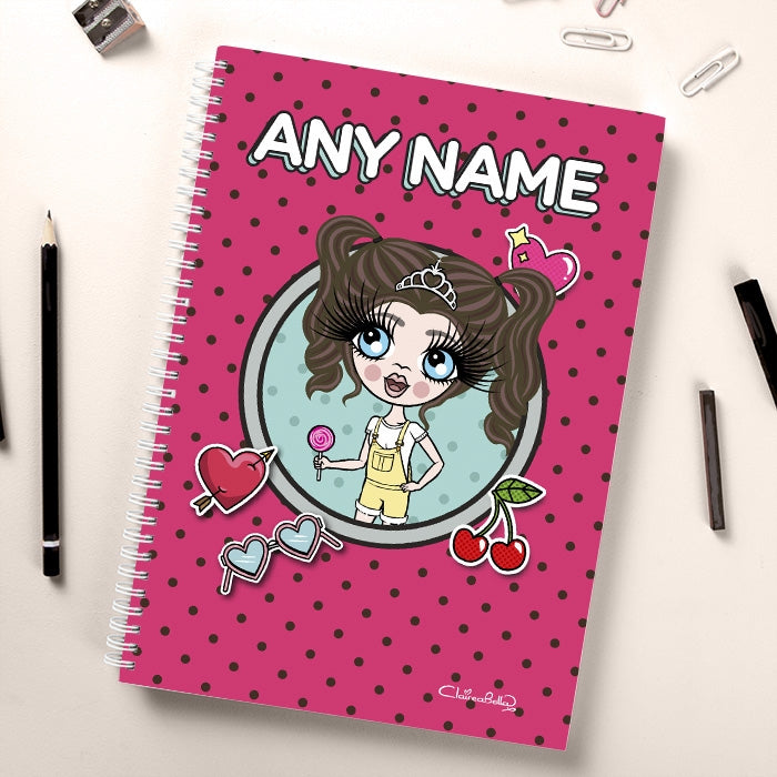 ClaireaBella Girls Dotty Notebook - Image 1