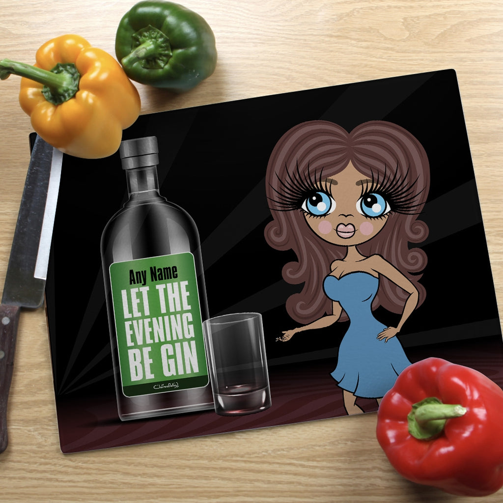 ClaireaBella Landscape Glass Chopping Board - Evening - Image 1