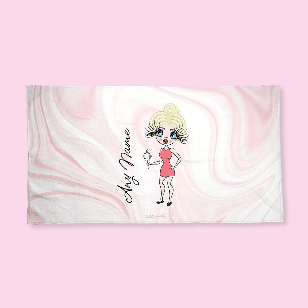 ClaireaBella Marble Print Hand Towel - Image 4