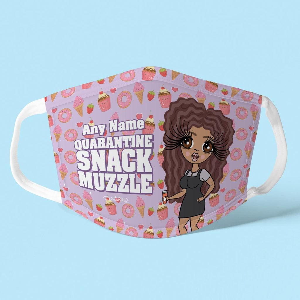 ClaireaBella Personalised Snack Muzzle Reusable Face Covering - Image 1