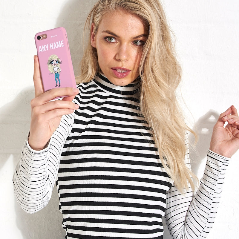ClaireaBella Personalised Pink Power Phone Case - Image 2