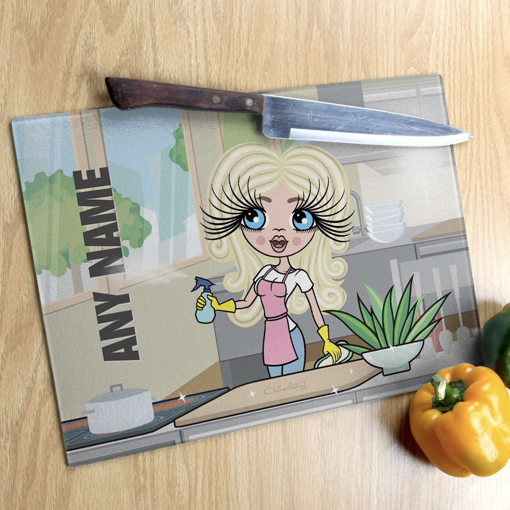 ClaireaBella Landscape Glass Chopping Board - Queen Of Clean - Image 3