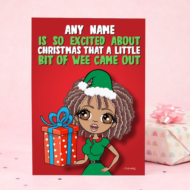 ClaireaBella Excited About Christmas Card - Image 1