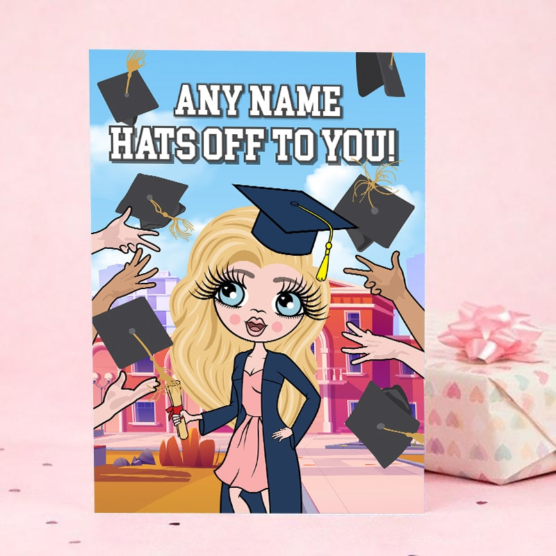 ClaireaBella Graduation Hats Off Card - Image 3